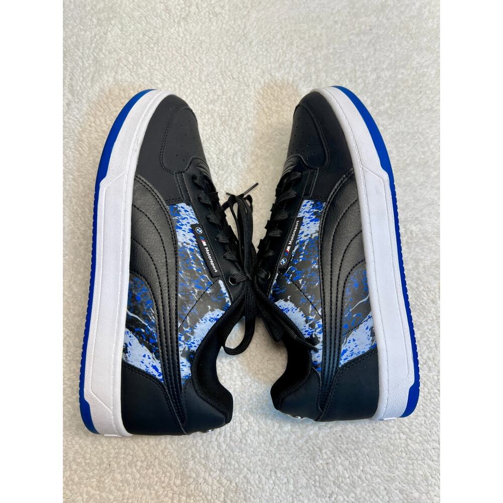Puma Mens x BMW Motorsports Shoes Caven 2.0 Camouflage Black/Blue Size 11